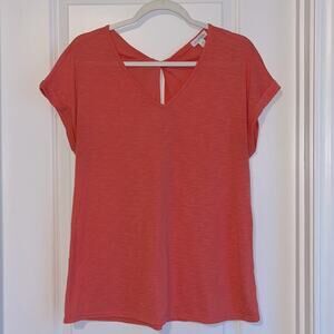 ⚡️ 3 for $20 ⚡️ Charming Charlie Coral Slub Knit Top